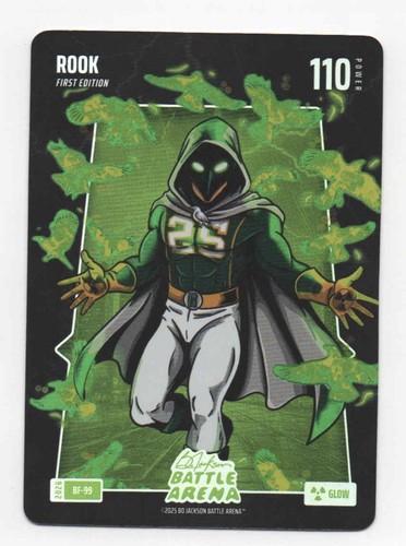 2026 Bo Jackson Battle Arena BF-99 Rook Battlefoil Glow Brent Rooker