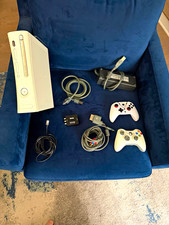 Microsoft Xbox 360 Console Bundle 2 Controllers Power Supply A/V HDMI - see note