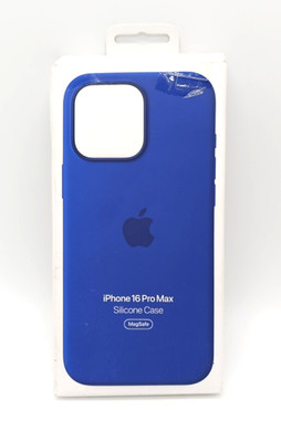 Apple Silikon Case mit MagSafe Backcover Apple iPhone 16 Pro Max Ultramarin