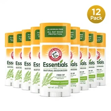 Arm & Hammer Essentials Natural Deodorant Rosemary Lavender 2.5oz 12 Pack New