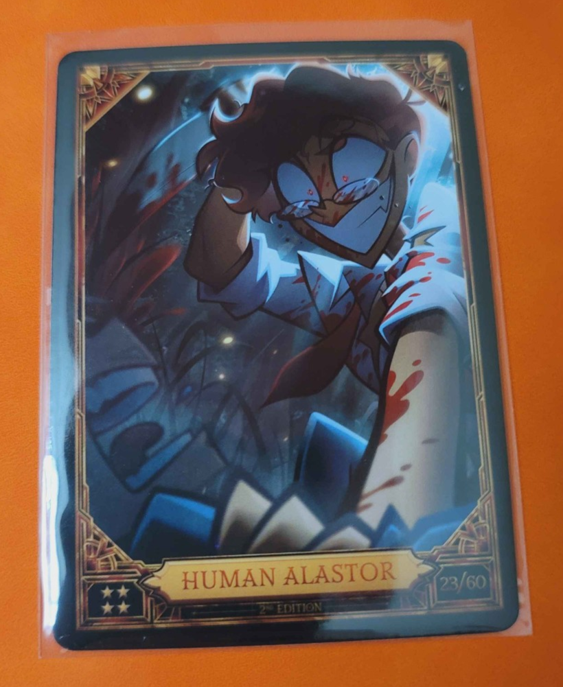 【2nd】HAZBINHOTEL 23/60 HUMAN ALASTOR(F) 2nd Edition HUMAN ALASTOR 23/60 - ULTRA RARE Hazbin Hotel Season 2