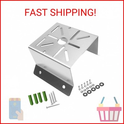 Coolotic CCTV Security Camera Corner Mount Bracket, Stainless Steel Wall Corner