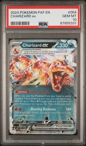 2024 Pokemon Paldean Fates #054 Charizard EX PSA 10 Gem Mint