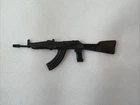 1982 GI Joe Cobra Officer Black AK-47 Rifle Accessory Part - Vintage Original