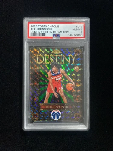 2025 Topps Chrome Tre Johnson III Base (RAW)