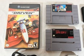 Vintage Video Game Lot NES SNES Gamecube Sega Genesis Controllers Cartridges