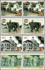 Ancient Khmer on Postcard (I) -PAIR- (MNH)