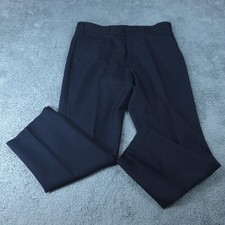 Vintage Levis Action Slacks Pants Mens 38x30 Navy Dacron Dress Trousers 70s