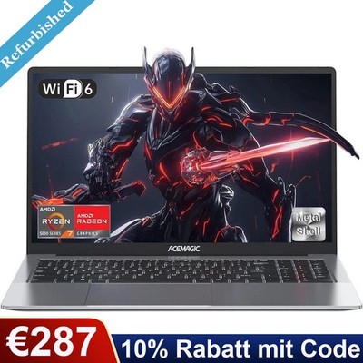 ACEMAGIC 16.1'' FHD Laptop AMD Ryzen 7 5700U 16GB DDR4 RAM 512GB SSD Win11pro BT