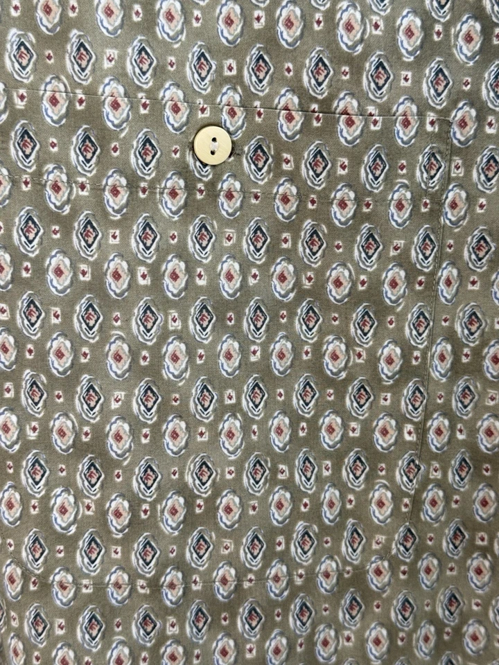 Vintage  Burma Bibas 60 Singles Lawn Hawaiian Shirt Men's Large - Image 4 of 4