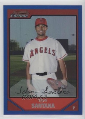 2007 Bowman Chrome Blue Refractor 133/150 Ervin Santana #53 c7w