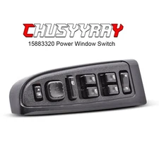 15883320 Power Window Switch & Panel with Folding Mirror for 2003-2007 Chevy