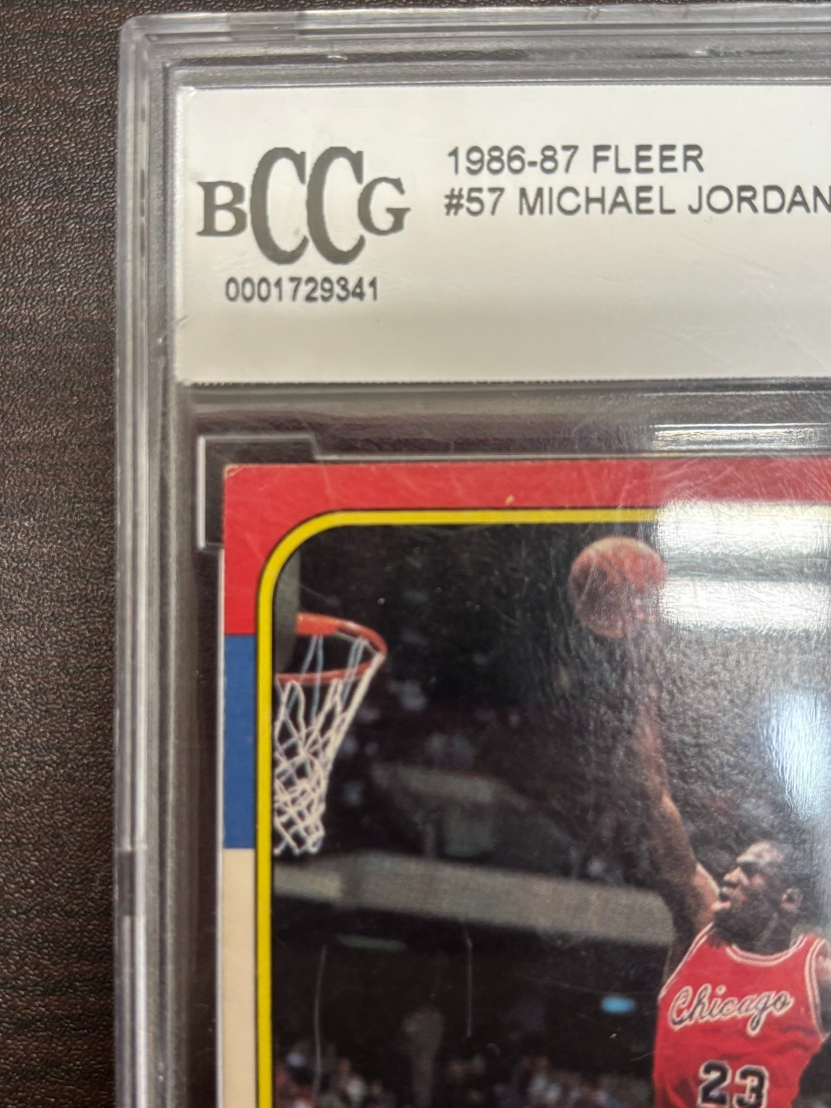 1986-87 Fleer - Michael Jordan #57 (RC) view 3