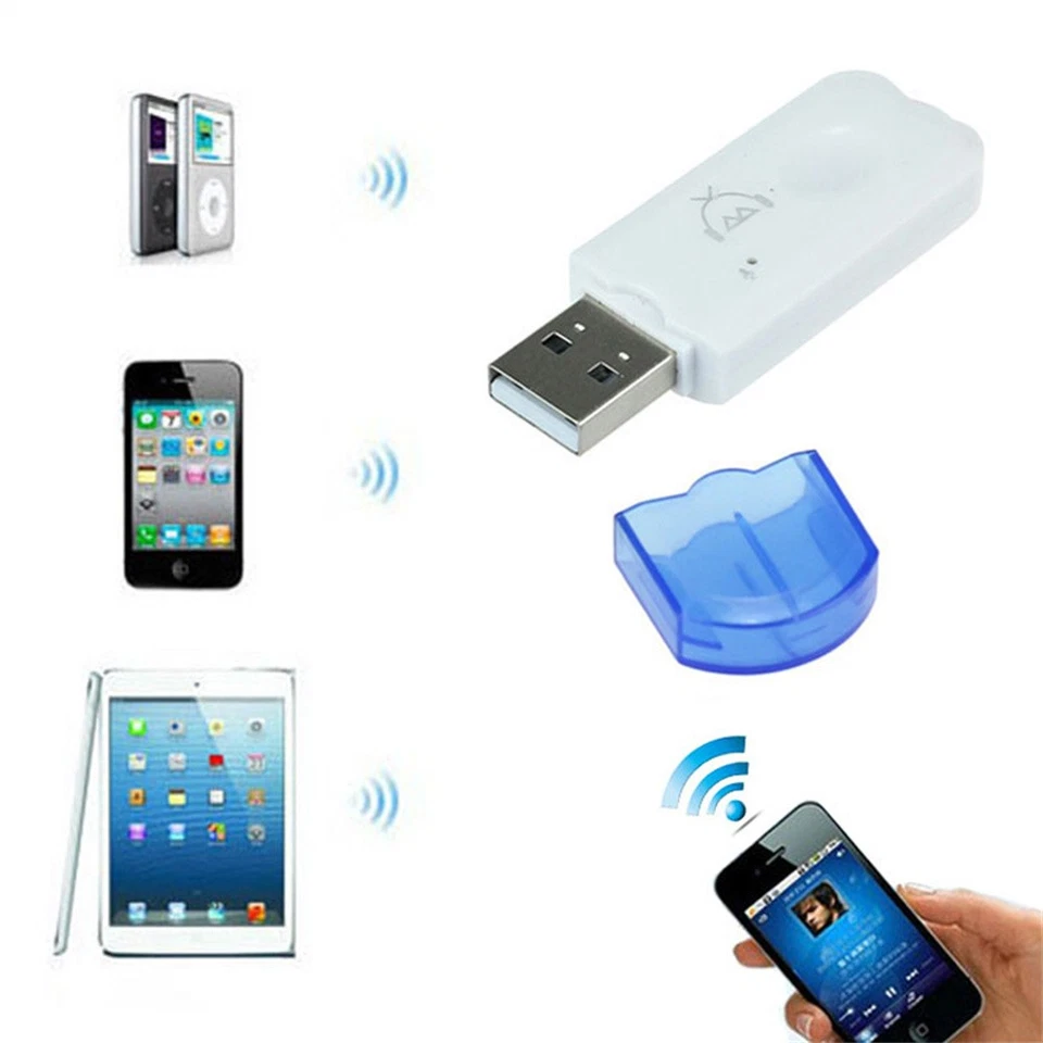 1pc Mini External USB Blue-tooth Receiver Wireless Audio Adapter w/ Microphone - Image 4 of 4