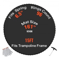 HOT/ Replacement Trampoline Mat,Jumping Mat Fits 15ft Frame,Universal Jumping M