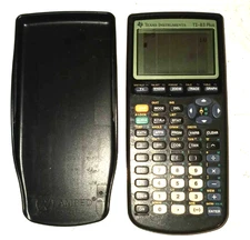 Texas Instruments TI-83 Plus Graphing Calculator New Batteries Tested w Cover