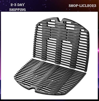 Cast Iron Cooking Grates for Weber Q300 Q320 Q3000 Q3200 Series Gas Grills