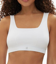 GapBody Logo Comfort Bralette GPW01052 - Optic White Size L 7820
