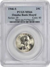 1946-S Washington Silver Quarter MS66 PCGS