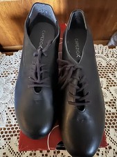 Adult Capezio Tic Tap Toe Black Tap Shoes 443 Size 7 M New in Box