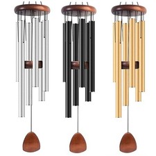 Large Deep Resonance Serenity Wind Chimes Metal Deep Tone Outdoor Home Decor US