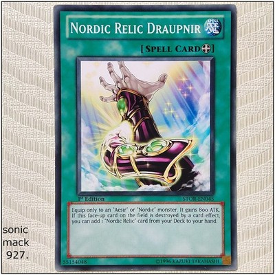 Nordic Relic Draupnir - STOR-EN045 - Common 1st Edition Yugioh