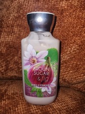 Bath Body Works Brown Sugar Fig Ultra Shea Body Cream, 8 Oz, 24-Hour Moisture