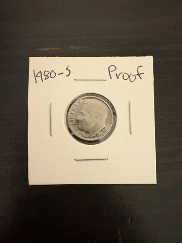 Photo of a 1980-S Roosevelt Dime Proof from an eBay listing that sold on Jul 21, 2026