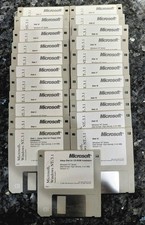  SUPER RARE  Vintage 1993 MS Windows NT v3.1 Disks 1-22  CD-ROM Setup disk  