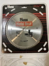 Morse Metal Devil Thin  Steel Circular Saw blade 8” 68 Tooth  Carbide New