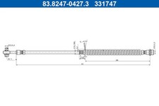 Flexible de frein Ford FOCUS