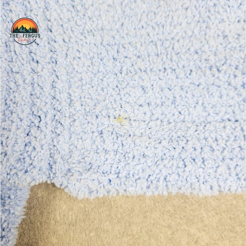 Cardigan quasi famoso spilla suoneria blu pastello trendy crop cavo maglia taglia L - Foto 8 di 11