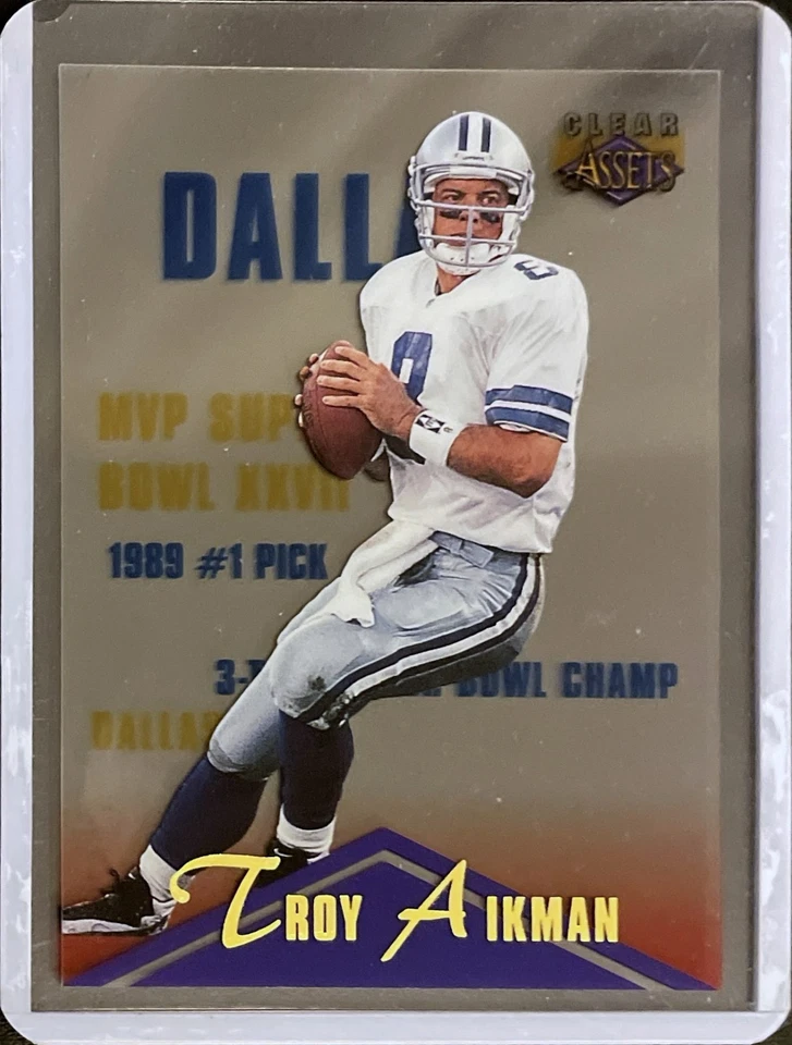 Troy Aikman - 1996 Classic Clear Assets Football #40 - Bild 1 von 1