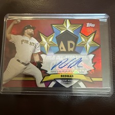 2025 Topps All-Star Game - Autographs Relics David Bednar #MAGAR-DB Red 2/5