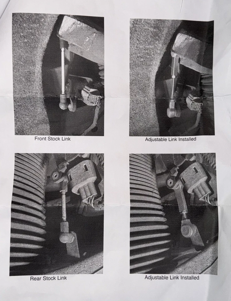 Jeep Grand Cherokee con suspensión neumática eslabones de bajada para 2016-2021 Foto 3 de 3