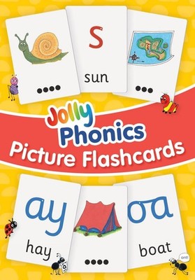 Jolly Phonics Picture Flash Cards: in Precursive Letters by Sara Wernham Cards B