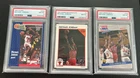 Michael Jordan 3 Card PSA 8 Graded Lot 1991 & 1993 Fleer Hoops Upper Deck 🔥