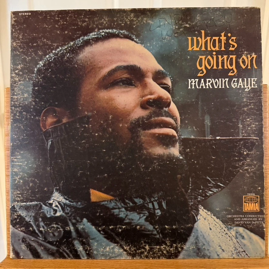 Marvin Gaye What's Going On Vinyl LP Tamla TS 310 1st Pressing Mercy Mercy Me - Image 2 of 4