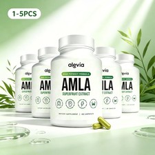 1-5x Alevia Organic Amla Capsule 1000mg Indian Gooseberry Antioxidant Supplement