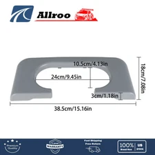 Center Console Cup Holder Pad Trim Repair Pad Gray Fit For Ford F250 F350 99-10