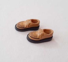 Momokodoll Rubber Shoes Momoko Fashion Doll Shoes Brown Licca chan Rare NEW