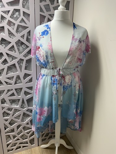 Evans Kimono Size 18 Dusk TSUBAKI Jacket Top Kaftan Holiday NEW With Tag - Picture 7 of 11