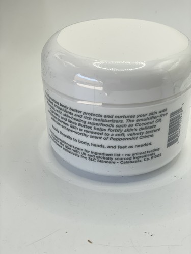 Suzanne Somers Organic Body Butter And Sugar Scrub Peppermint 8oz Each Lot Of 2 - Picture 5 of 5