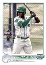 2022 Topps Pro Debut Michel Triana - Daytona Tortugas PD-37