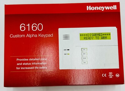 Honeywell Home 6160 Custom Alpha Keypad (NEW)
