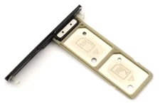 OEM SONY XPERIA XA2 PLUS H4413 REPLACEMENT BLACK DUAL SIM CARD HOLDER TRAY