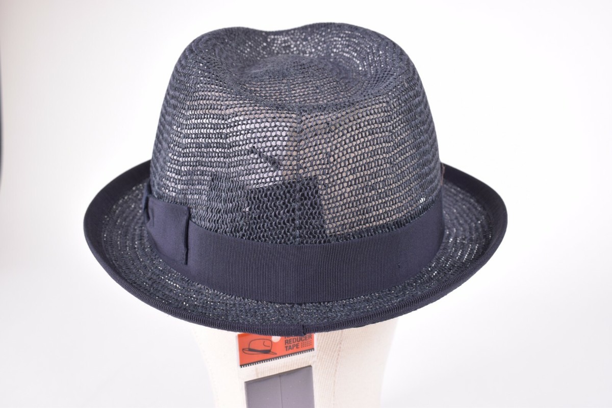 Wigens NWT Blue 100% Paper Trilby Hat *Size: Large, 59, 7  display picture 1