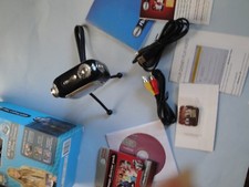 Disney Flix Kids Digital Video Black Camera Camcorder Sakar Movie Maker CD-Rom