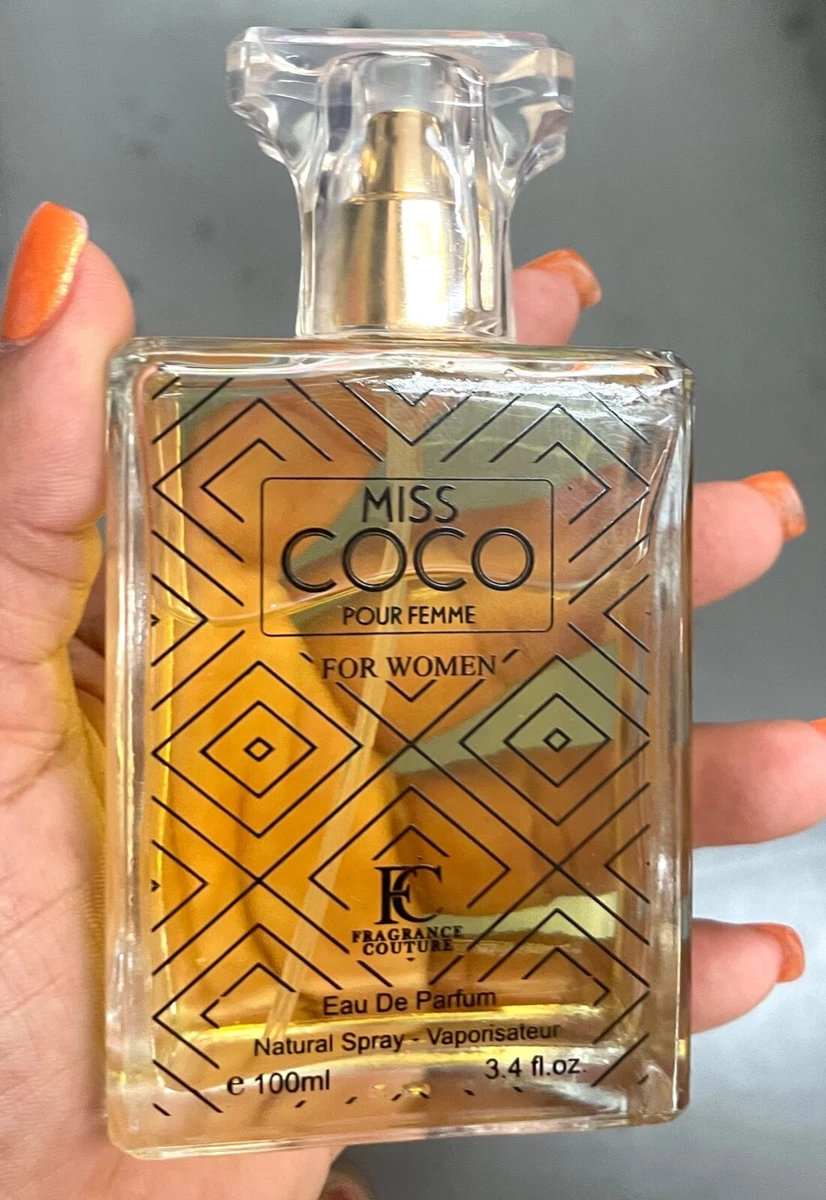 Fragrance Couture Miss Coco Womens Eau de Parfum 3.4 fl oz Natural Spray Perfume