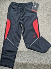 New Boy's Black Air Jordan Therma -fit pants Size 4